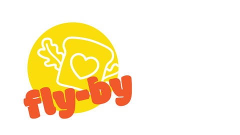 fly by logo