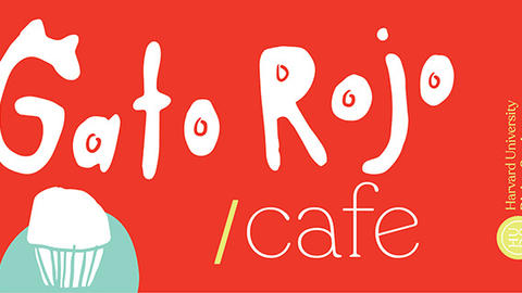 hand drawn lettering of Gato Rojo